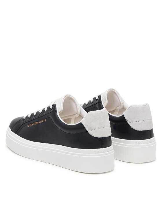 Tommy Hilfiger Sneakers Tommy Hilfiger Th Feminine Platform Monogram FW0FW09594 Negru