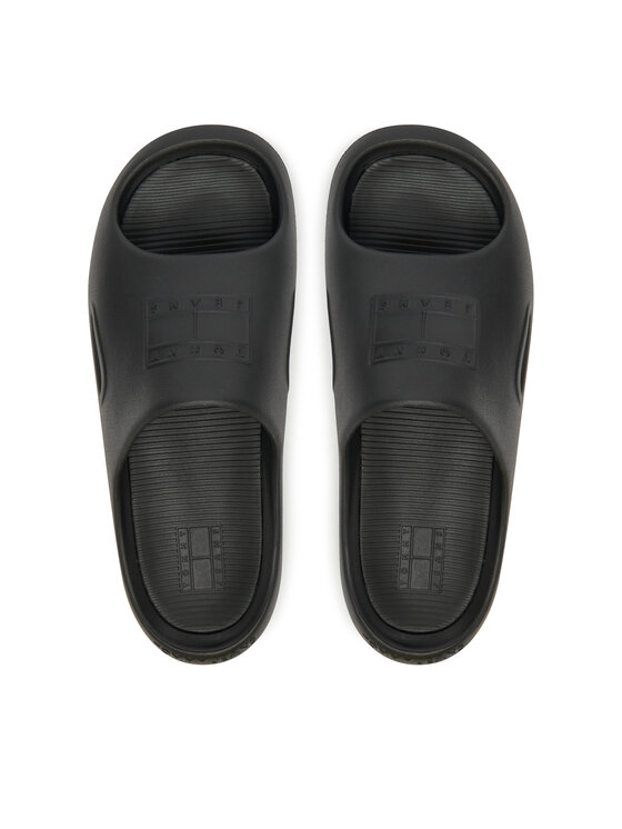 Tommy Jeans Natikači Tommy Jeans Sporty Pool Slide EM0EM01582 Črna