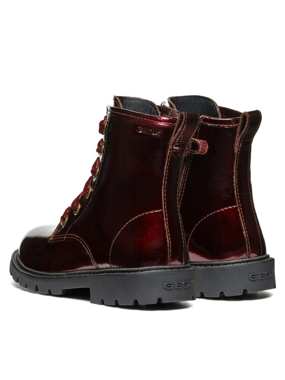 Geox Kozačky Geox J Shaylax Girl J46EXA 00067 C7005 D Bordó