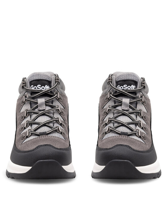 Go Soft Šnurovacia obuv Go Soft VS16032023-1 Sivá