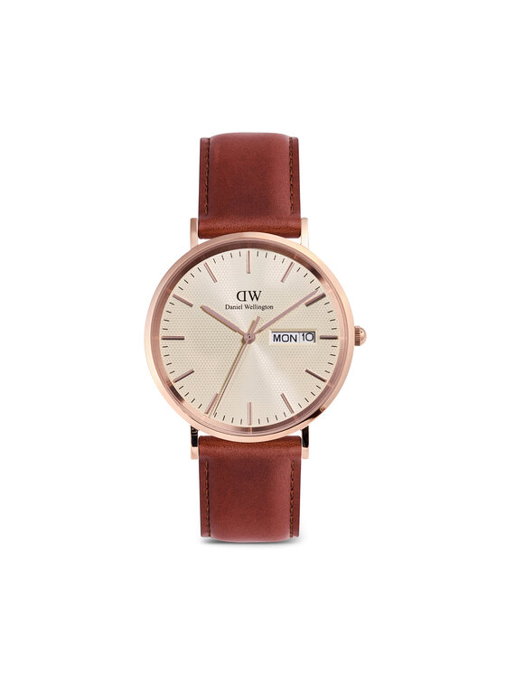 Daniel Wellington Годинник Daniel Wellington Classic Day Display 40 DW00100829 Рожеве золото