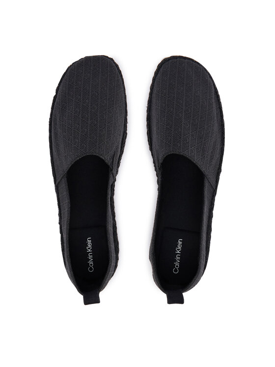 Calvin Klein Espadrile Calvin Klein All Over CK HW0HW02933 Negru
