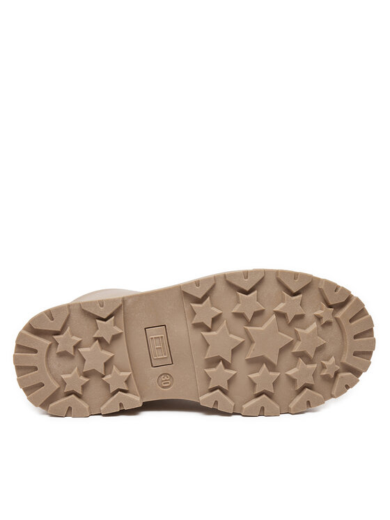 Tommy Hilfiger Īsie zābaki Tommy Hilfiger T1A5-33562-0376 S Zelta