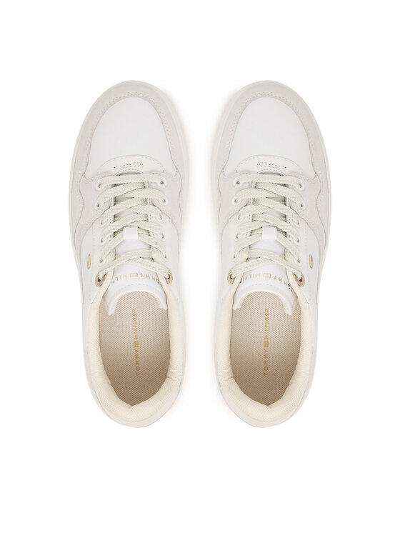 Tommy Hilfiger Sneakersy Tommy Hilfiger Court FW0FW09177 Biały
