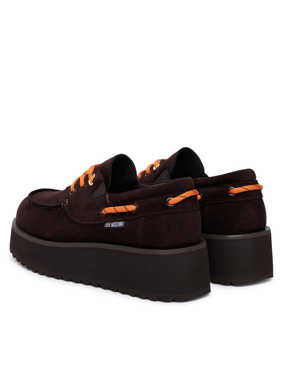 LOVE MOSCHINO Туфлі LOVE MOSCHINO JA10036I1PJAW317 Темно-коричневий
