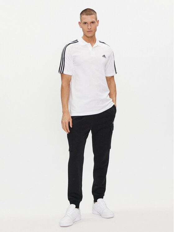 adidas adidas Pólóing Essentials Piqué Embroidered Small Logo 3-Stripes Polo Shirt IC9312 Fehér Regular Fit