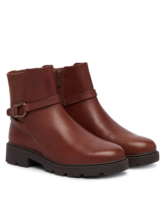 Clarks Členková obuv Clarks Code L Bay 26327157 Hnedá