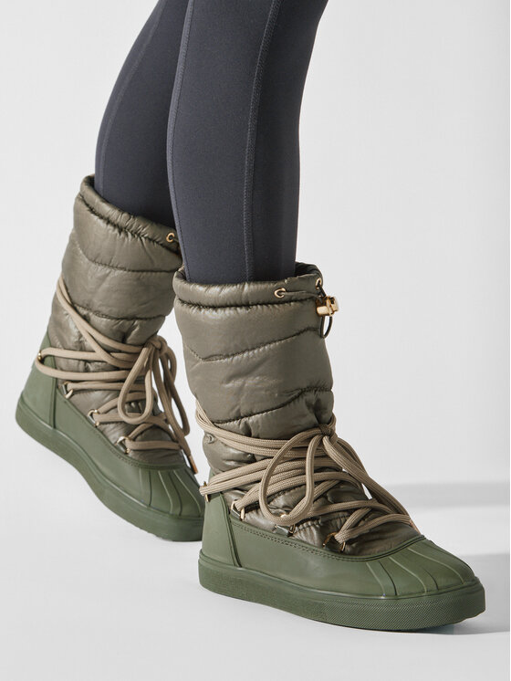 Inuikii Škornji za sneg Inuikii Technical High 75205-105 Zelena