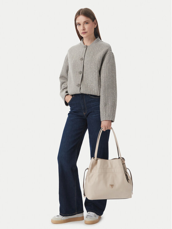 Guess Torebka Guess Karima HWNG22 49230 Kremowy