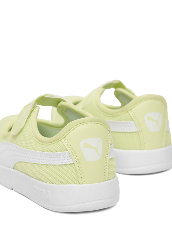 Puma Балетки Puma Courtflex v3 Lina V PS 400578 06 Жовтий