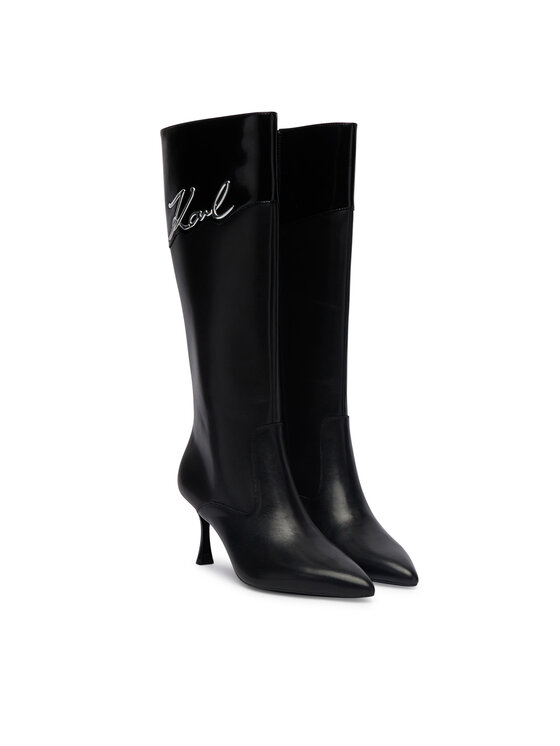 KARL LAGERFELD Kozaki KARL LAGERFELD KL32775 Czarny
