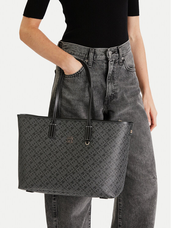 Tommy Hilfiger Bolso Tommy Hilfiger Th Monoplay AW0AW17696 Negro