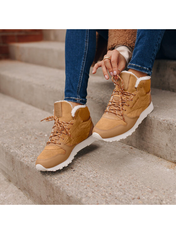 Reebok Снікерcи Reebok Cl Lthr Arctic Boot FU9123 Бежевий