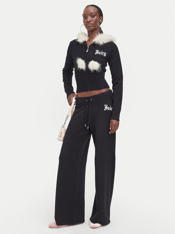 Juicy Couture Juicy Couture Kardigan JCWAS226309 Crna Regular Fit