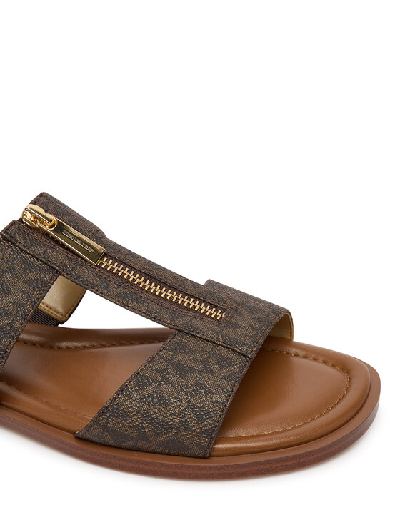 MICHAEL Michael Kors Шльопанці MICHAEL Michael Kors Berkley Flat 40S6BRFS1B Коричневий