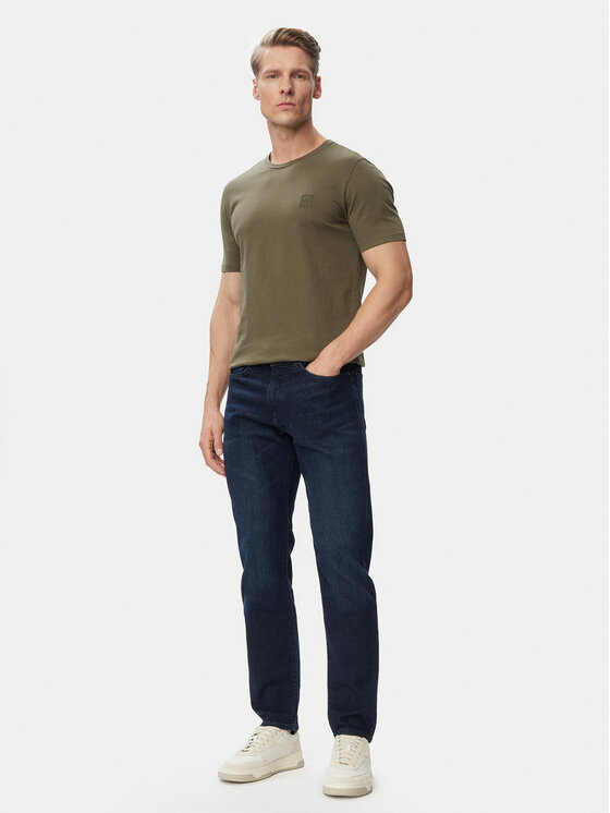 BOSS BOSS Camiseta Tales 50508584 Verde Regular Fit