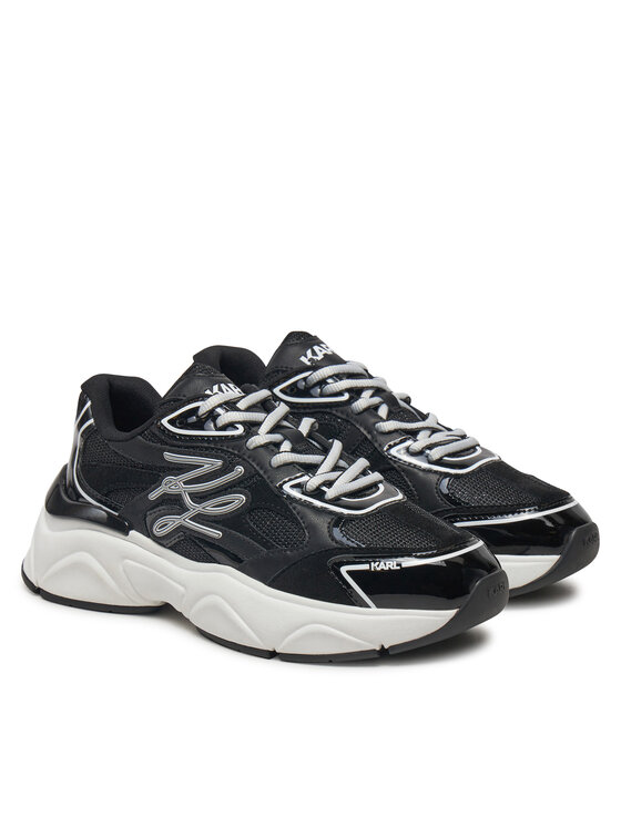KARL LAGERFELD Sneakersy KARL LAGERFELD Komet KL65625 Čierna