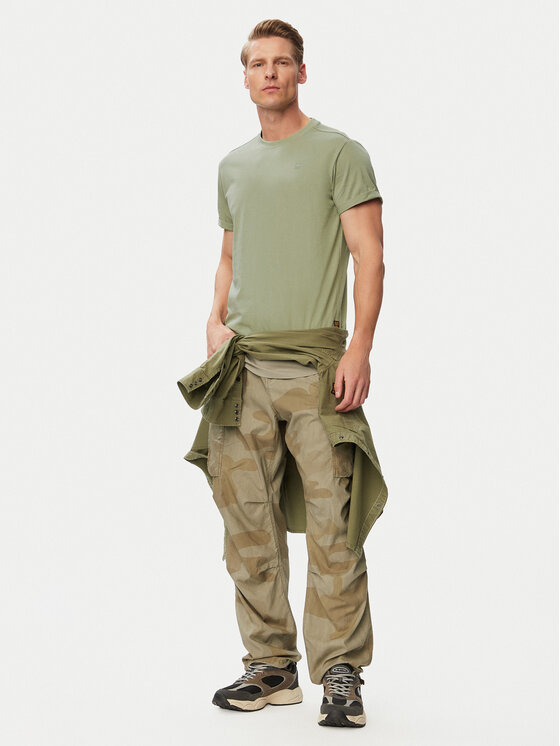 G-Star Raw G-Star Raw T-shirt Lash D16396-B353 Verde Regular Fit