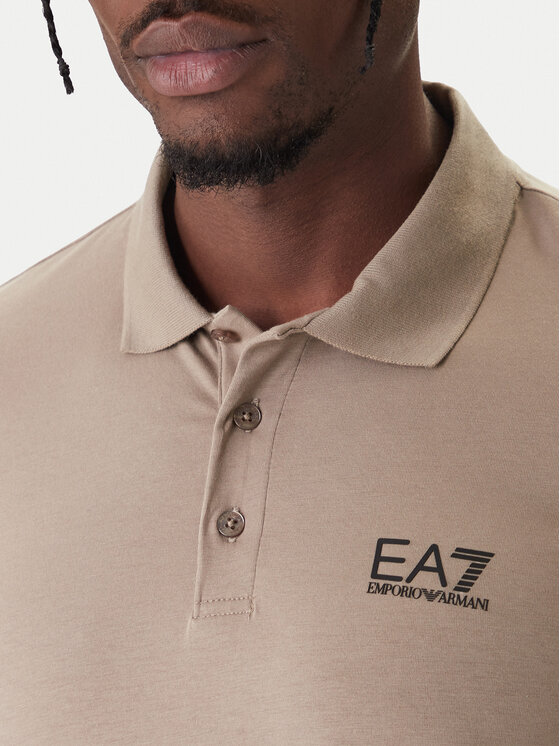 EA7 Emporio Armani EA7 Emporio Armani Polo 8NPF14 PJVQZ U6167 Beis Regular Fit