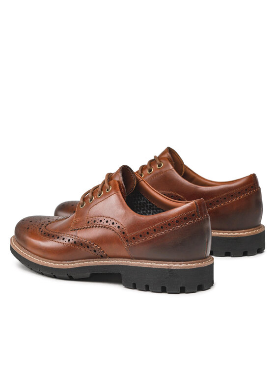 Clarks Κλειστά παπούτσια Clarks Batcombe Wing 261271917 Καφέ