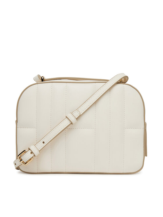 Tommy Hilfiger Kabelka Tommy Hilfiger Th Feminine Conv Camera Bag AW0AW17453 Écru