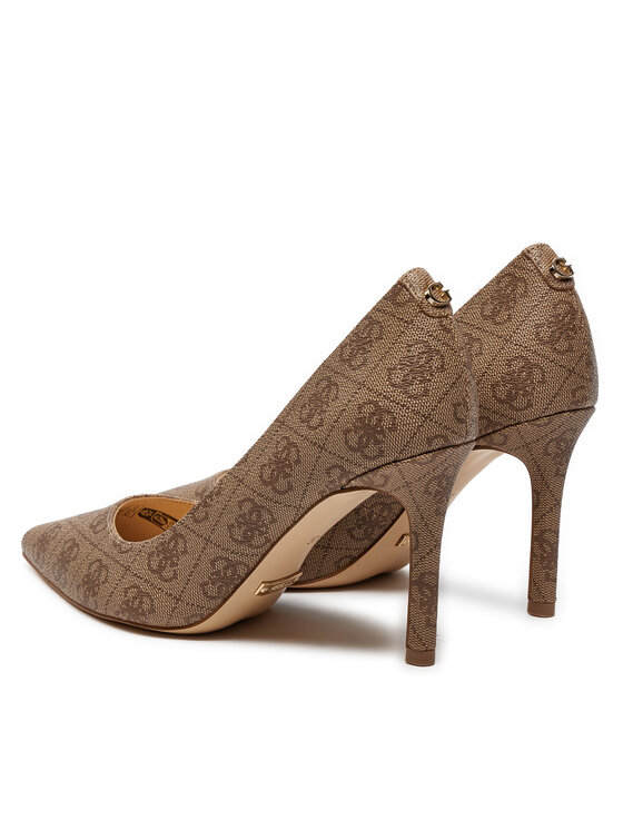 Guess Čevlji z visoko peto Guess Dabbey 2 FLTDB2 FAL08 Bež
