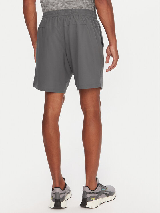 Reebok Reebok Αθλητικό σορτς RK25181CCM Γκρι Regular Fit