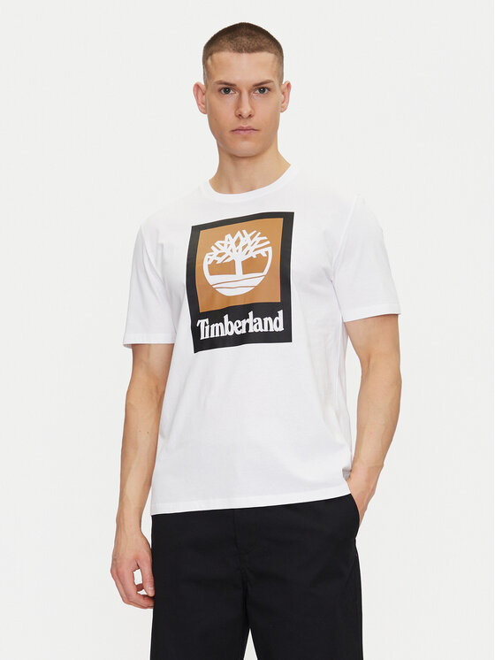 Timberland Timberland Футболка TB0A5QS2 Білий Regular Fit