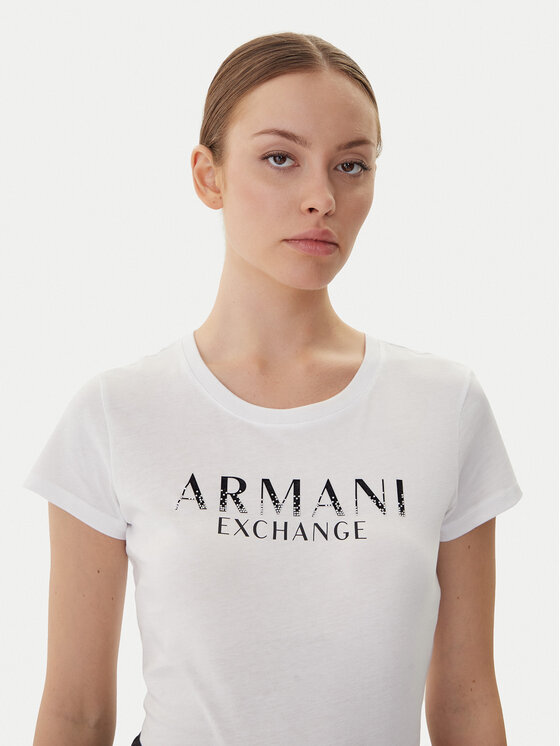 Armani Exchange Armani Exchange Футболка XW001351 AF17172 U0002 Білий Slim Fit