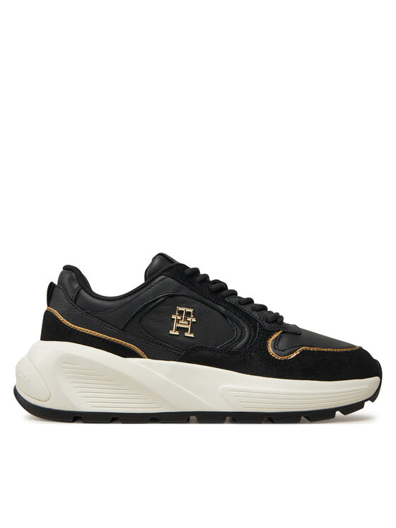 Tommy Hilfiger Сникърси Tommy Hilfiger Chunky Fashion Runner FW0FW08129 Черен