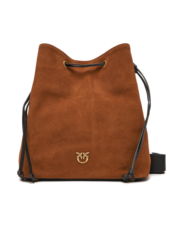 PINKO Kabelka PINKO Secchiello Classic PE 25 PLTT 104305 A2CC Hnedá