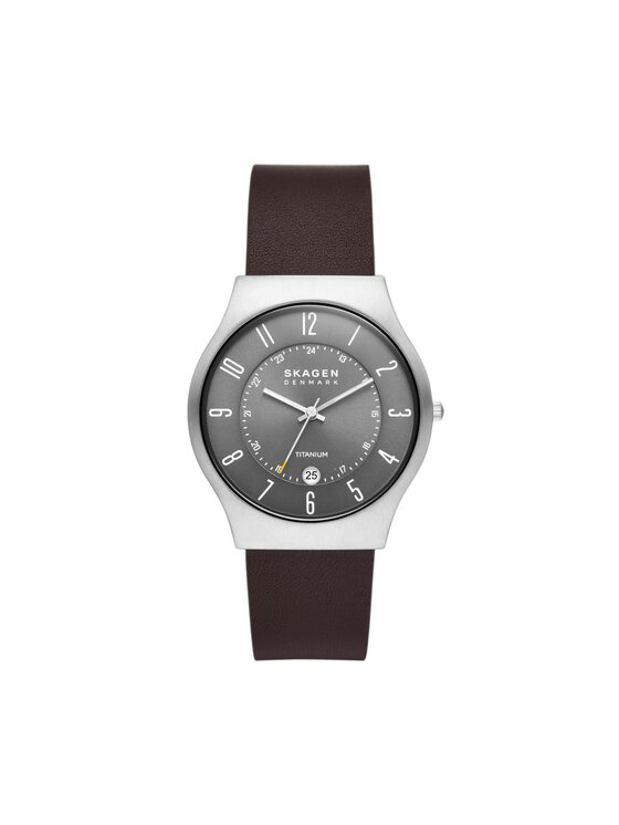 Skagen Годинник Skagen Malbye Gent SKW6909 Коричневий