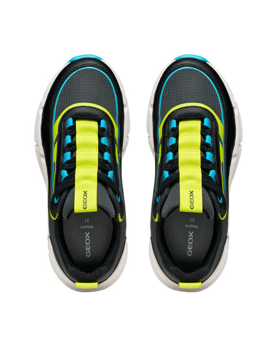 Geox Sneakersy Geox J Flexyper Plus J56MVB 0FU54 C0035 S Čierna