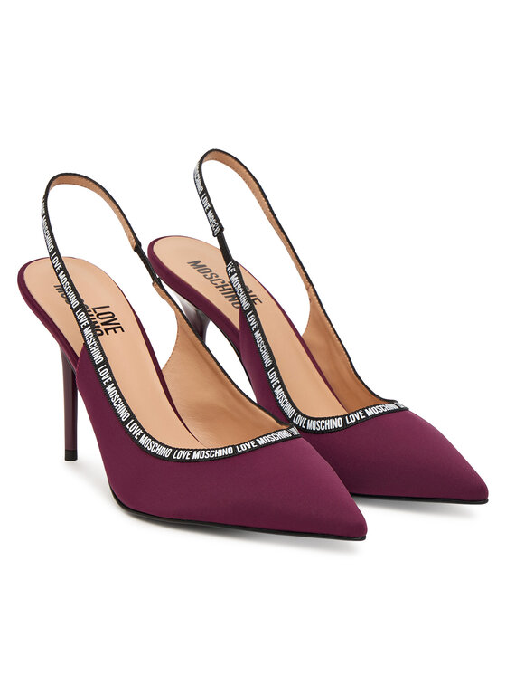 LOVE MOSCHINO Туфлі на шпильці LOVE MOSCHINO JA10429G1PIM0552 Бордовий