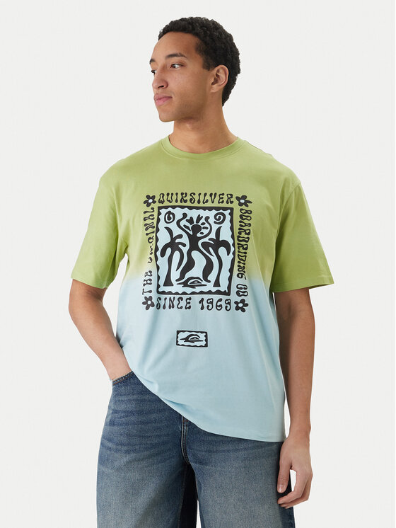Quiksilver Quiksilver Camiseta W126-QSMTS-1007-46P Verde Regular Fit