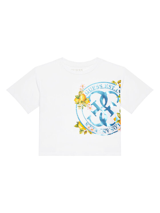 Guess Guess Camiseta J6GI00 K6YW4 Blanco Regular Fit