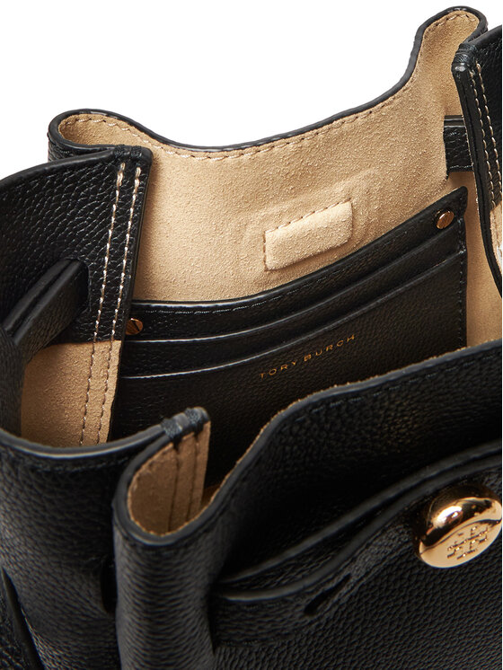 Tory Burch Ročna torba Tory Burch Romy Small 171002 Črna