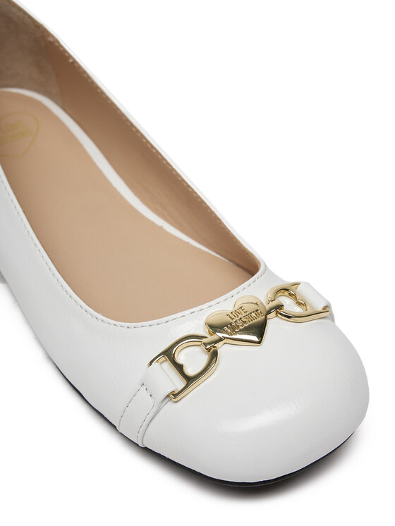 LOVE MOSCHINO Балетки LOVE MOSCHINO JA11011G1MII0100 Білий