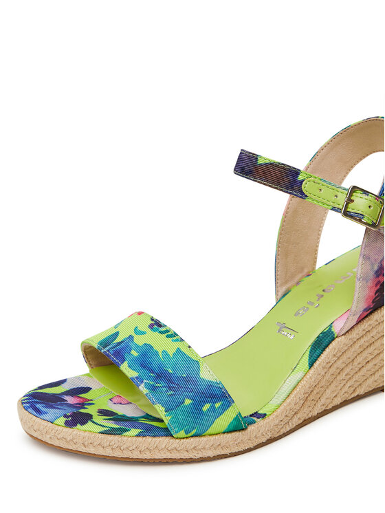 Tamaris Espadrilky Tamaris 1-28300-42 Zelená