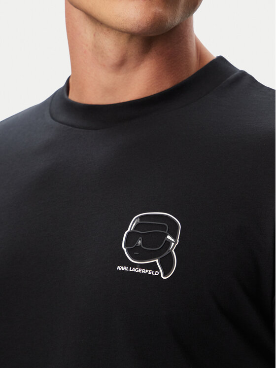 KARL LAGERFELD KARL LAGERFELD Camiseta 755026 563224 Azul marino Regular Fit
