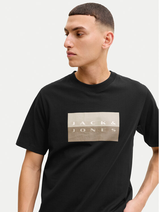 Jack & Jones Jack & Jones Camiseta Fusion 12289863 Negro Regular Fit