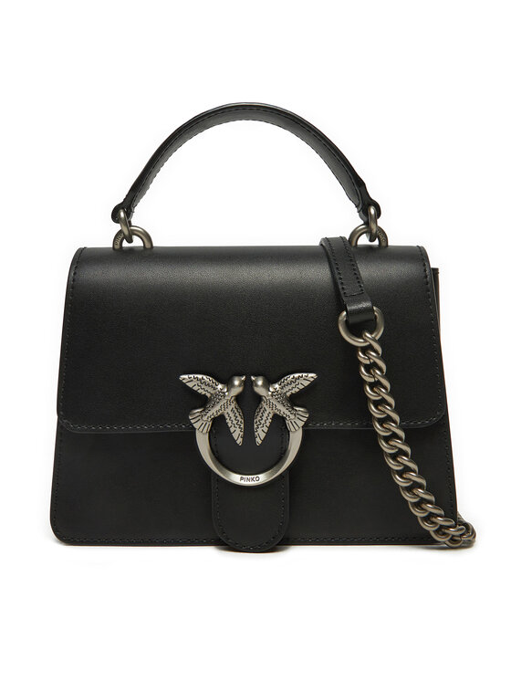 PINKO Ročna torba Pinko Love One Top Handle Mini Light PE 23 PLTT 100071 A0F1 Črna