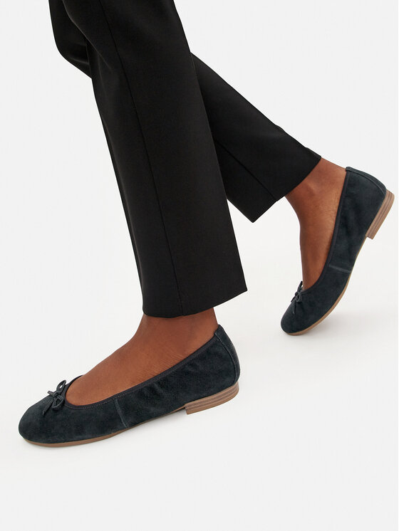 Baleriny Tamaris 1-22166-42 Granatowy | Eobuwie.com.pl