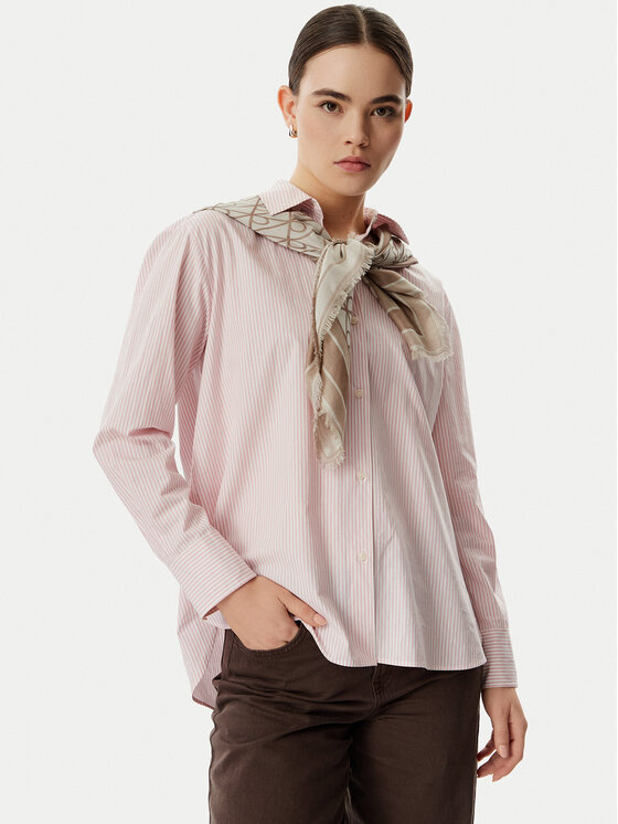 Calvin Klein Naglavna ruta Calvin Klein Emblem Aop Jacquard Square Scarf LV04F8080G Bež