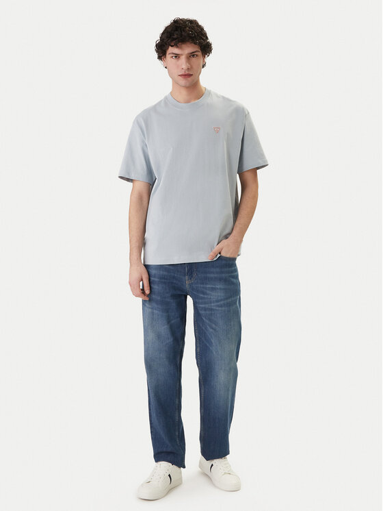 Guess Jeans Guess Jeans T-shirt M4YI46 K8FQ4 Plava Regular Fit