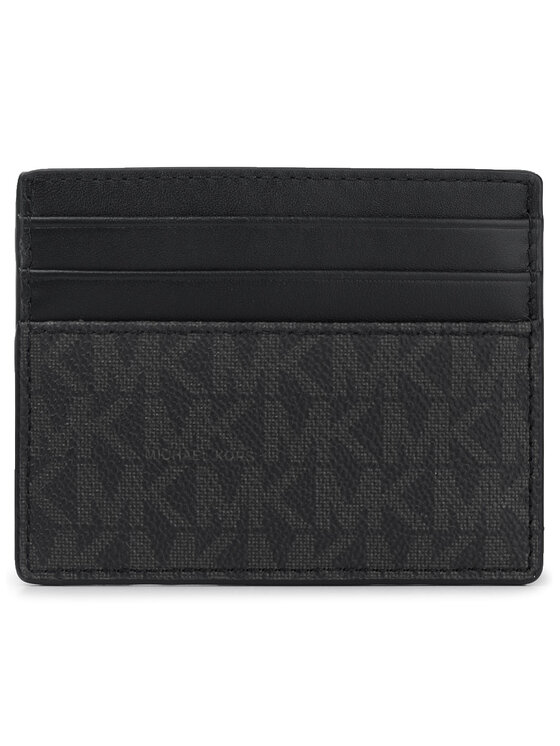 MICHAEL Michael Kors Kredītkaršu turētājs MICHAEL Michael Kors Greyson 39F9LGYD2B Melns