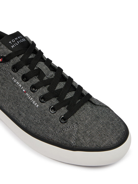 Tommy Hilfiger Гуменки Tommy Hilfiger Th Hi Vulc Core Low Chambray FM0FM05818 Сив