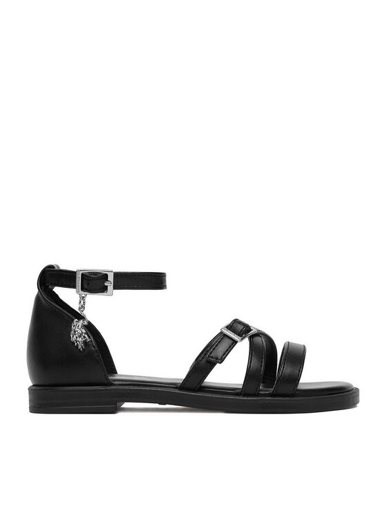 U.S. Polo Assn. Босоніжки U.S. Polo Assn. EO-ANGE001K/6Y1 Чорний