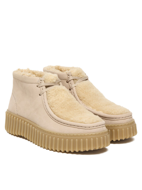 Clarks Черевики Clarks Torhill Moss 26182914 Бежевий
