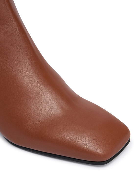 Pollini Členková obuv Pollini SA21045G0NTC0217 Hnedá